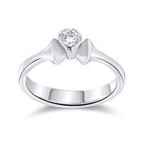 Anello Gaurosa Donna in Oro Diamante 0.15 Ct 10469156 - 10469156